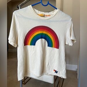 AVIATOR NATION
Graphic Print Crew Neck T-Shirt / Size XS